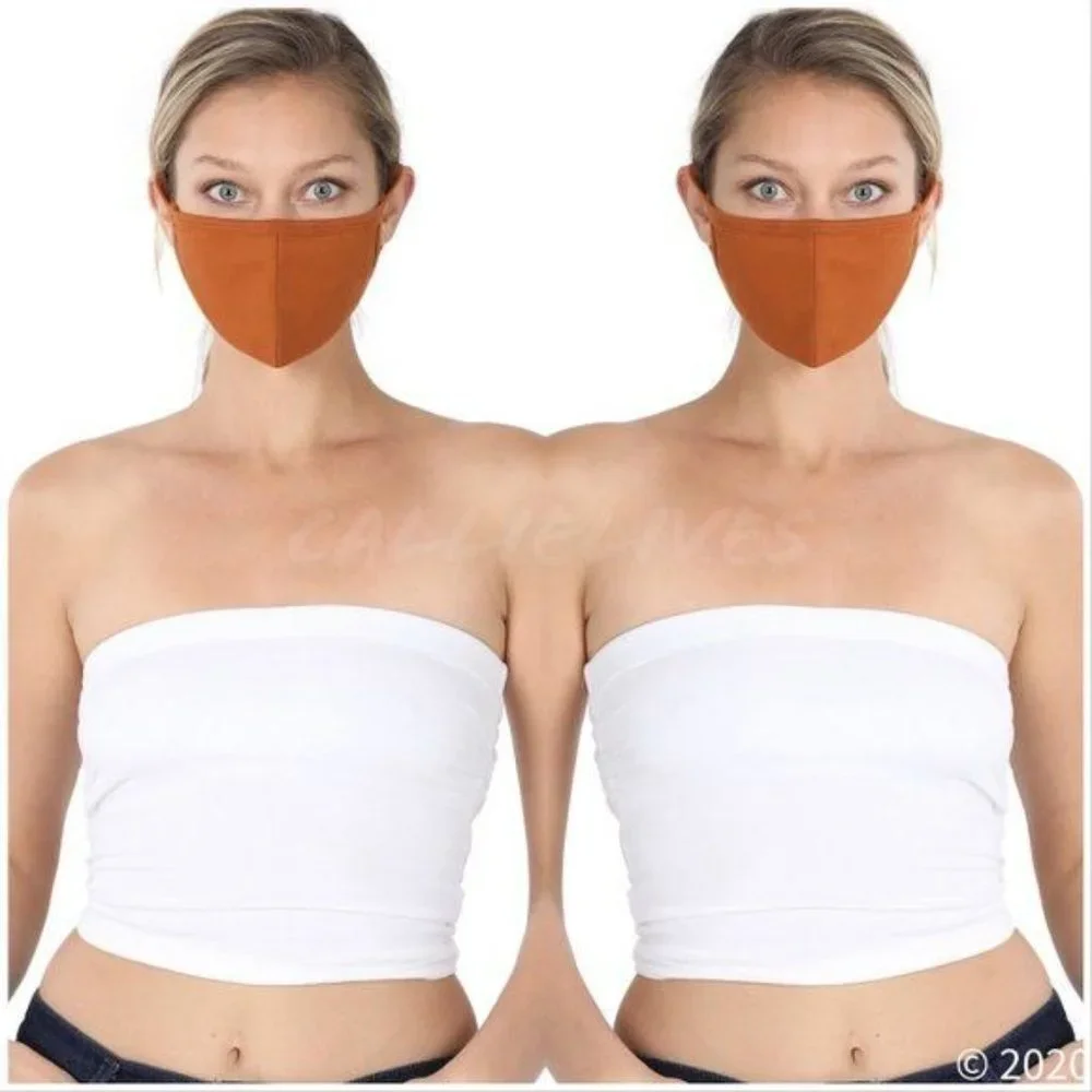 Survivor Face: WASHABLE COTTON Filter Pocket Masks 6 Pack